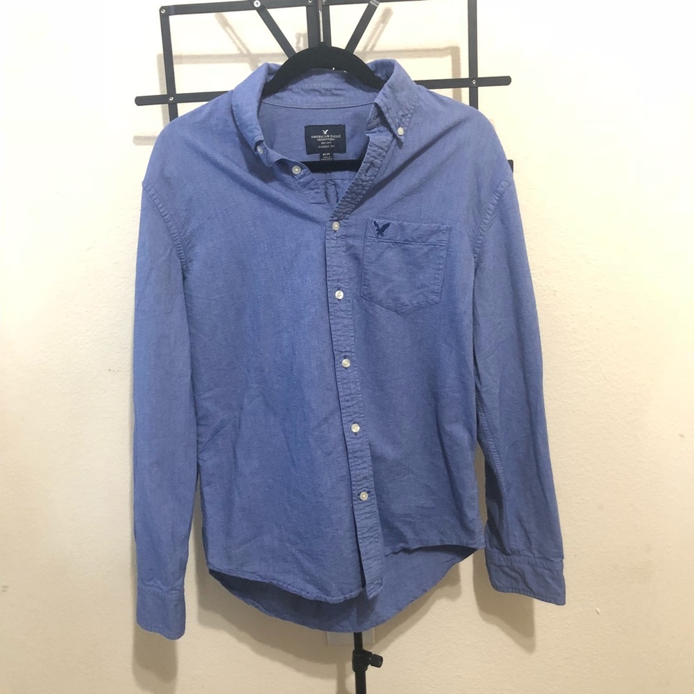 American Eagle Denim Button Up Shirt |13|